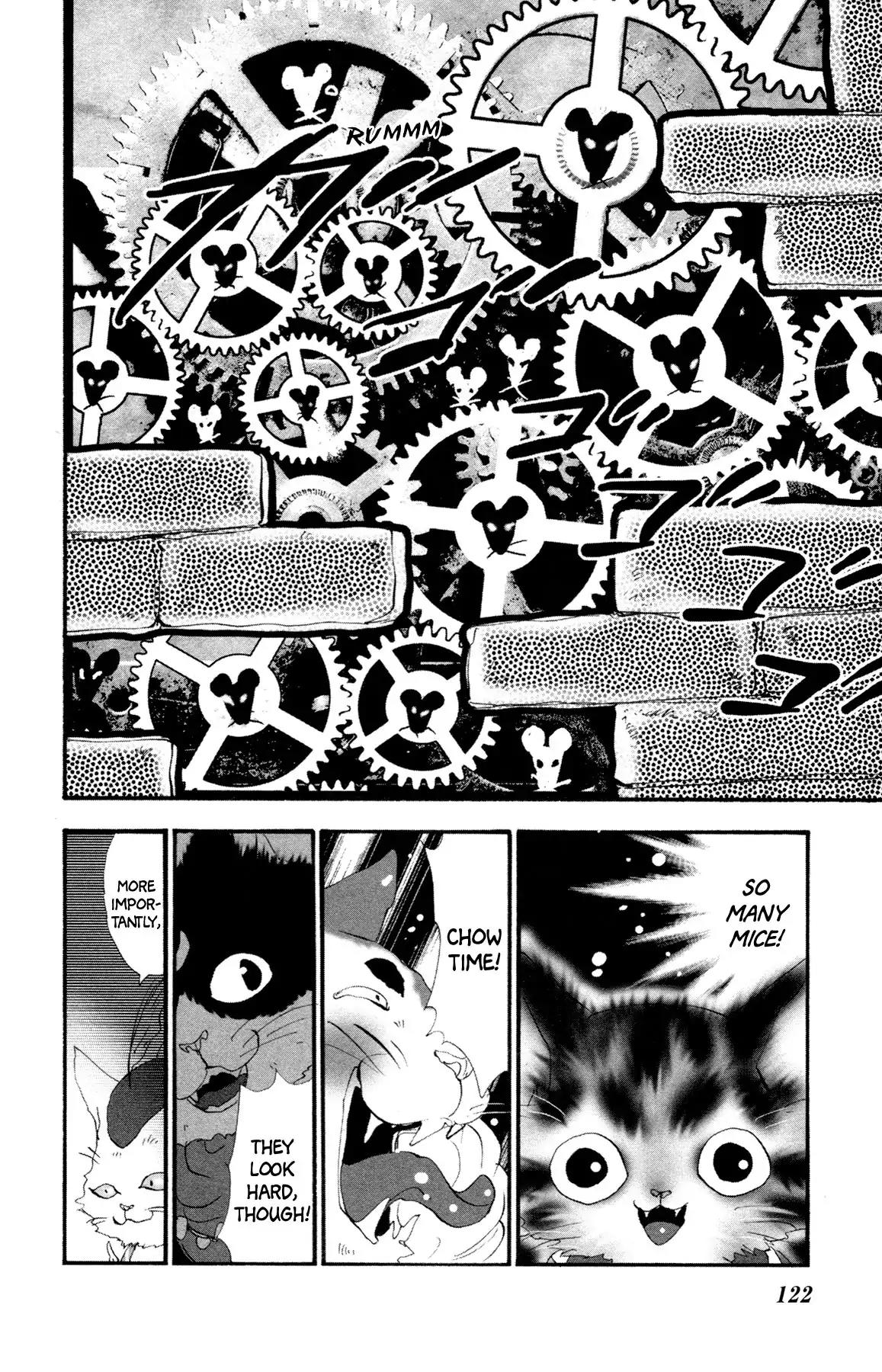 Neko Mix Genkitan Toraji Chapter 10 page 56 - Chapter 10: The King, the Musketeers, and the Clockwork Mouse