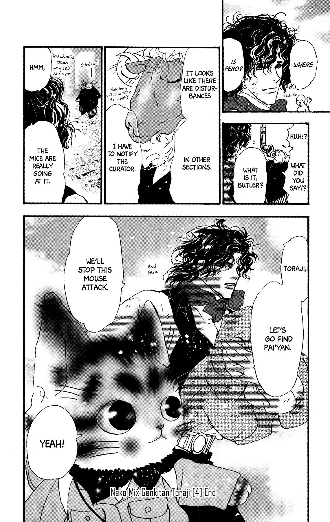Neko Mix Genkitan Toraji Chapter 14 page 61 - Chapter 14: The Riddle, the Desert, and the Curse Mouse
