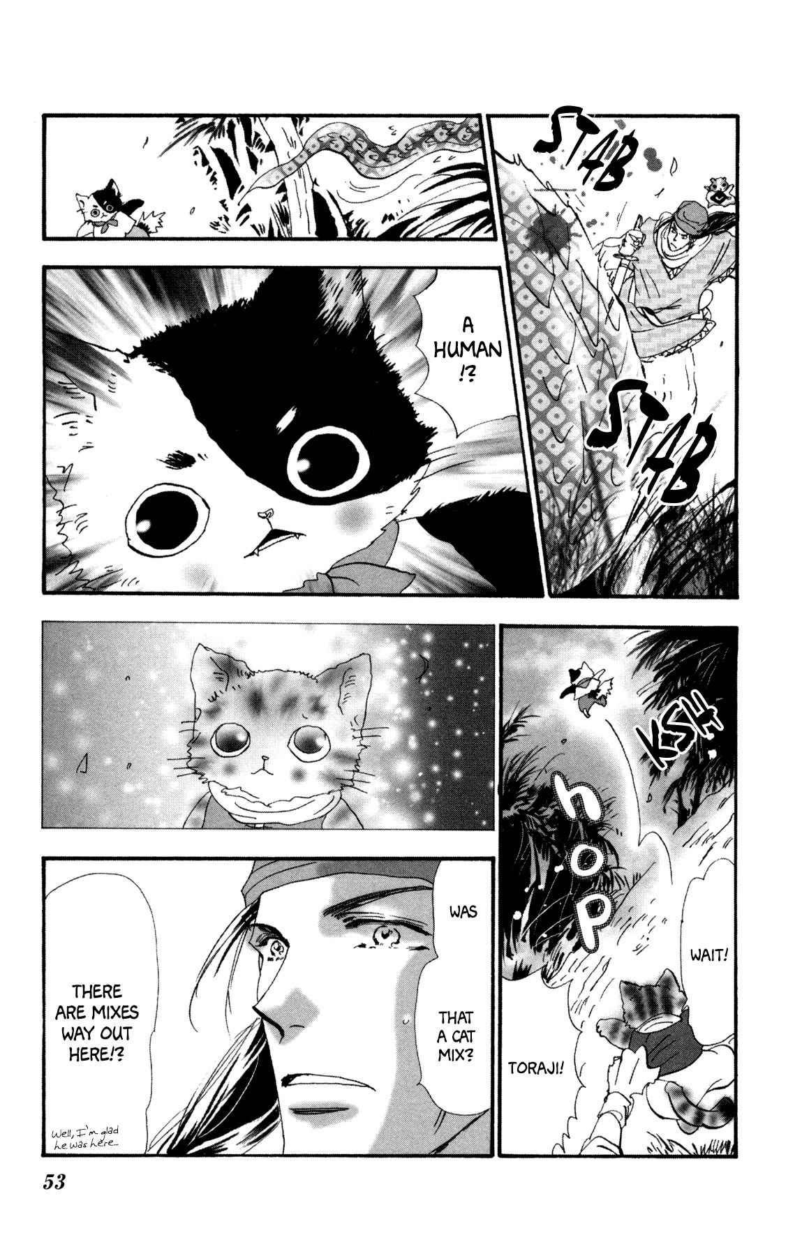 Neko Mix Genkitan Toraji Chapter 21 page 52 - Chapter 21: The River, the Pod, and the Bill