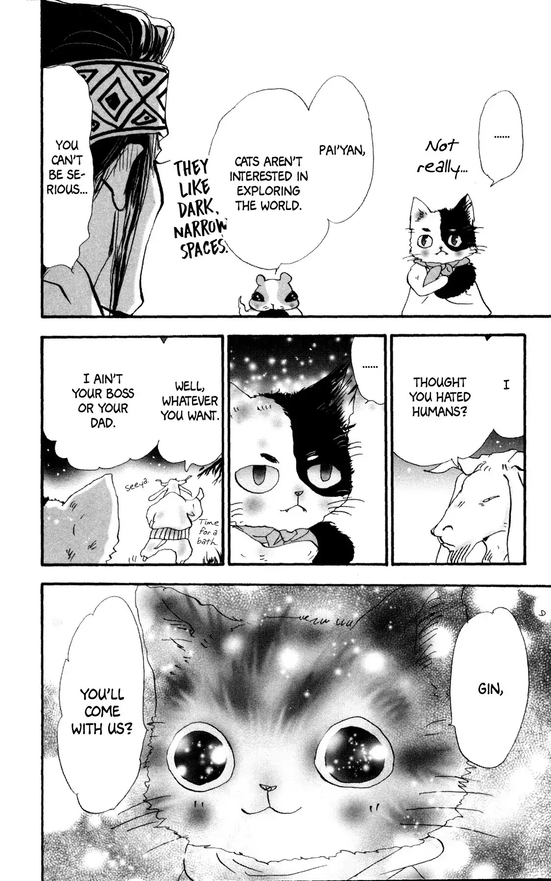 Neko Mix Genkitan Toraji Chapter 23 page 55 - Chapter 23: The Steps, the Moon, and Felmantis