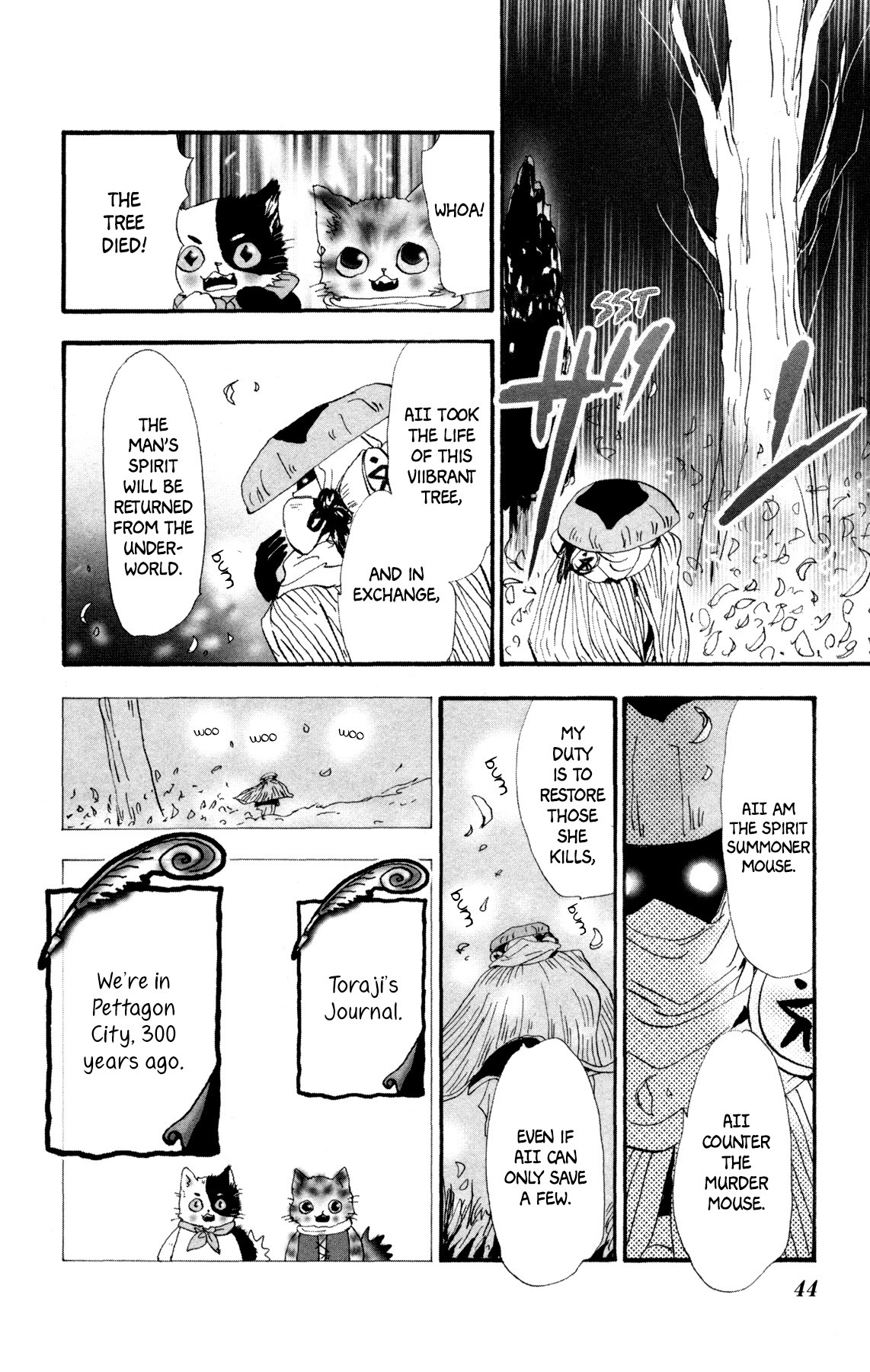 Neko Mix Genkitan Toraji Chapter 27 page 46 - Chapter 27: The Trees, the Artist, and the Murder Mouse