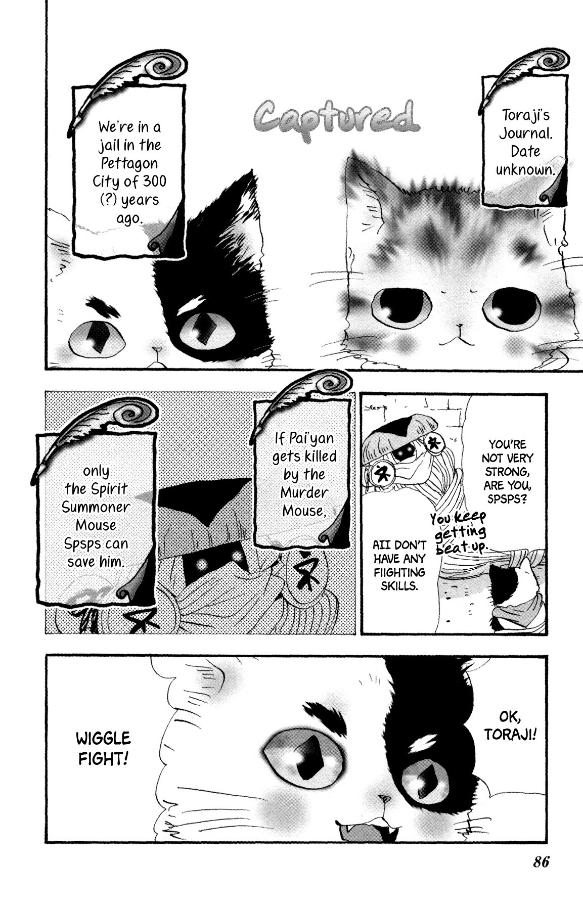 Neko Mix Genkitan Toraji Chapter 28 page 23 - Chapter 28: The Demons, the Heroes, and the Judgement Mouse