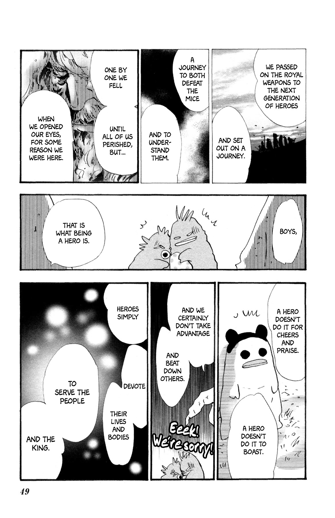 Neko Mix Genkitan Toraji Chapter 33 page 51 - Chapter 33: The Morning, the Shallowlands, and the Solo Journey