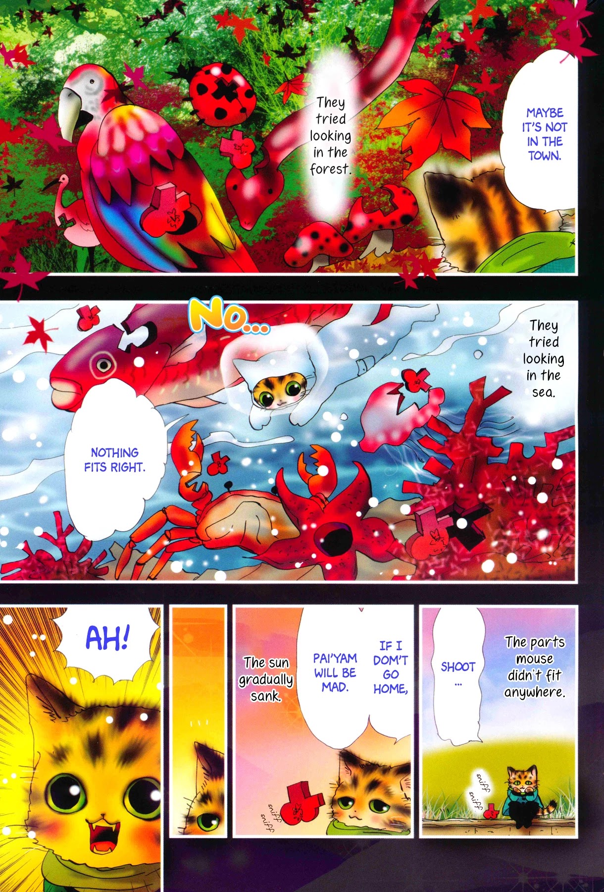 Neko Mix Genkitan Toraji Chapter 33 page 8 - Chapter 33: The Morning, the Shallowlands, and the Solo Journey
