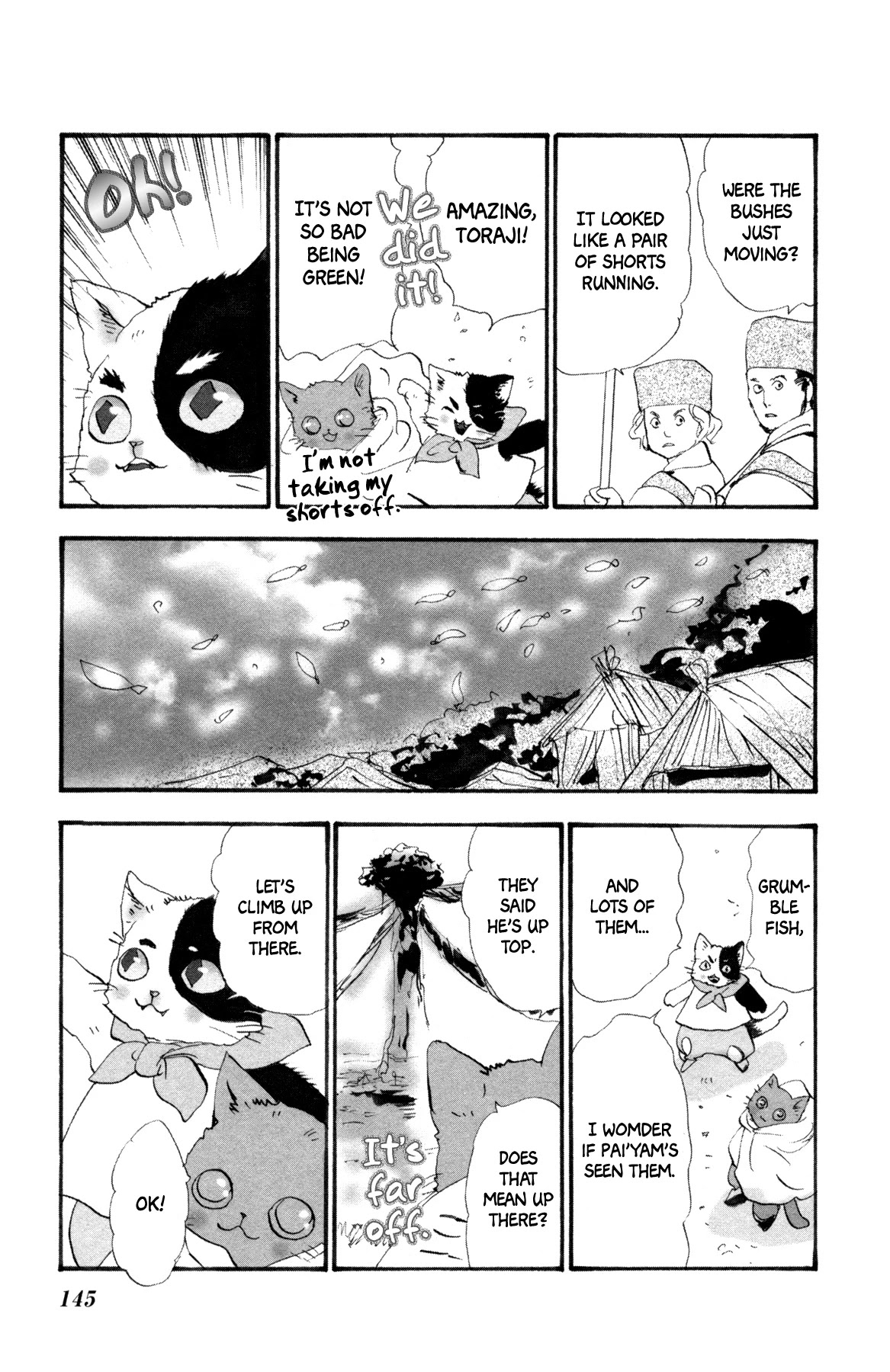 Neko Mix Genkitan Toraji Chapter 35 page 18 - Chapter 35: The Lightning, the Ropes, and the Garden Boys