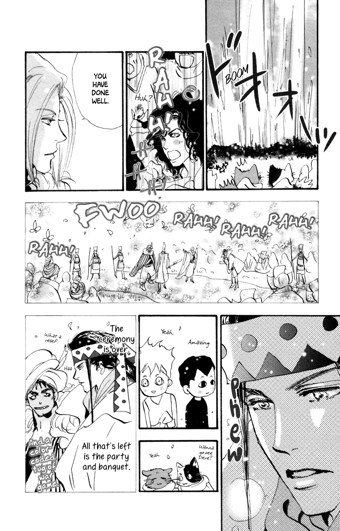 Neko Mix Genkitan Toraji Chapter 35 page 38 - Chapter 35: The Lightning, the Ropes, and the Garden Boys