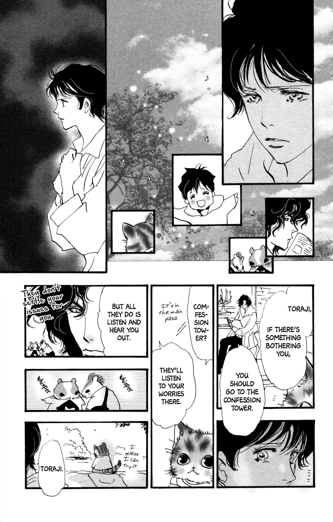 Neko Mix Genkitan Toraji Chapter 36 page 34 - Chapter 36: The Mother, Thirst, and Confession Tower