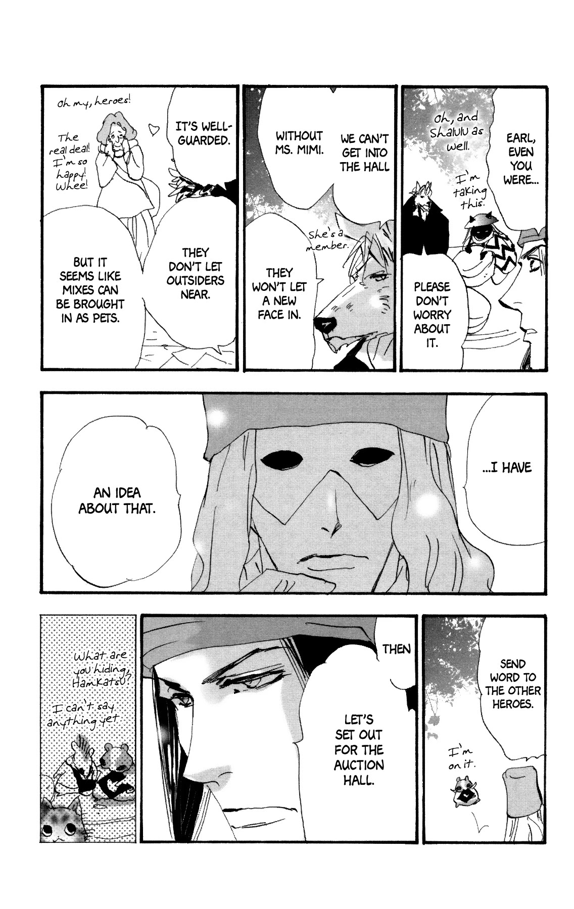 Neko Mix Genkitan Toraji Chapter 38 page 46 - Chapter 38: The Heroes, the Bath, and the Auction