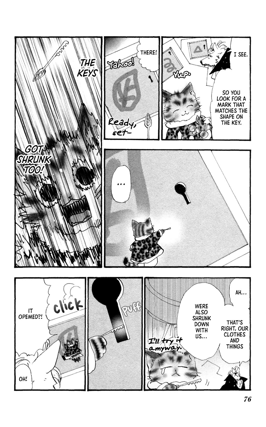 Neko Mix Genkitan Toraji Chapter 40 page 10 - Chapter 40: The Keyholes, Water, and Rio's Heart