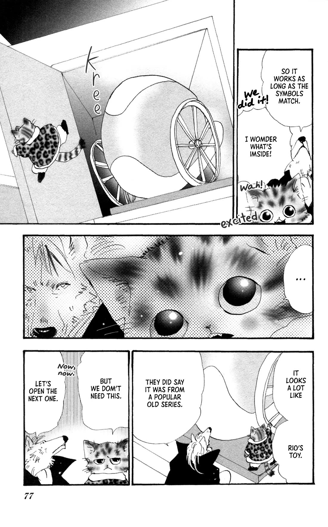 Neko Mix Genkitan Toraji Chapter 40 page 11 - Chapter 40: The Keyholes, Water, and Rio's Heart