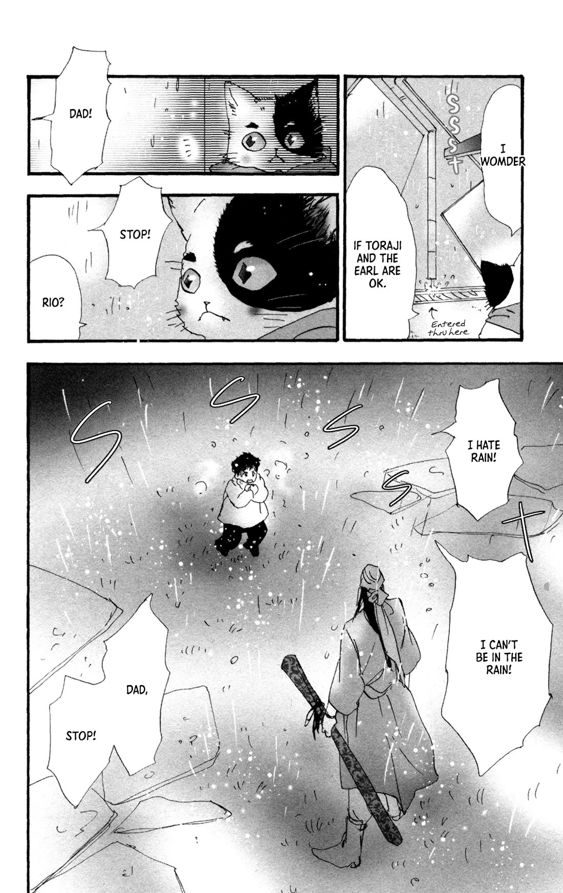 Neko Mix Genkitan Toraji Chapter 40 page 12 - Chapter 40: The Keyholes, Water, and Rio's Heart
