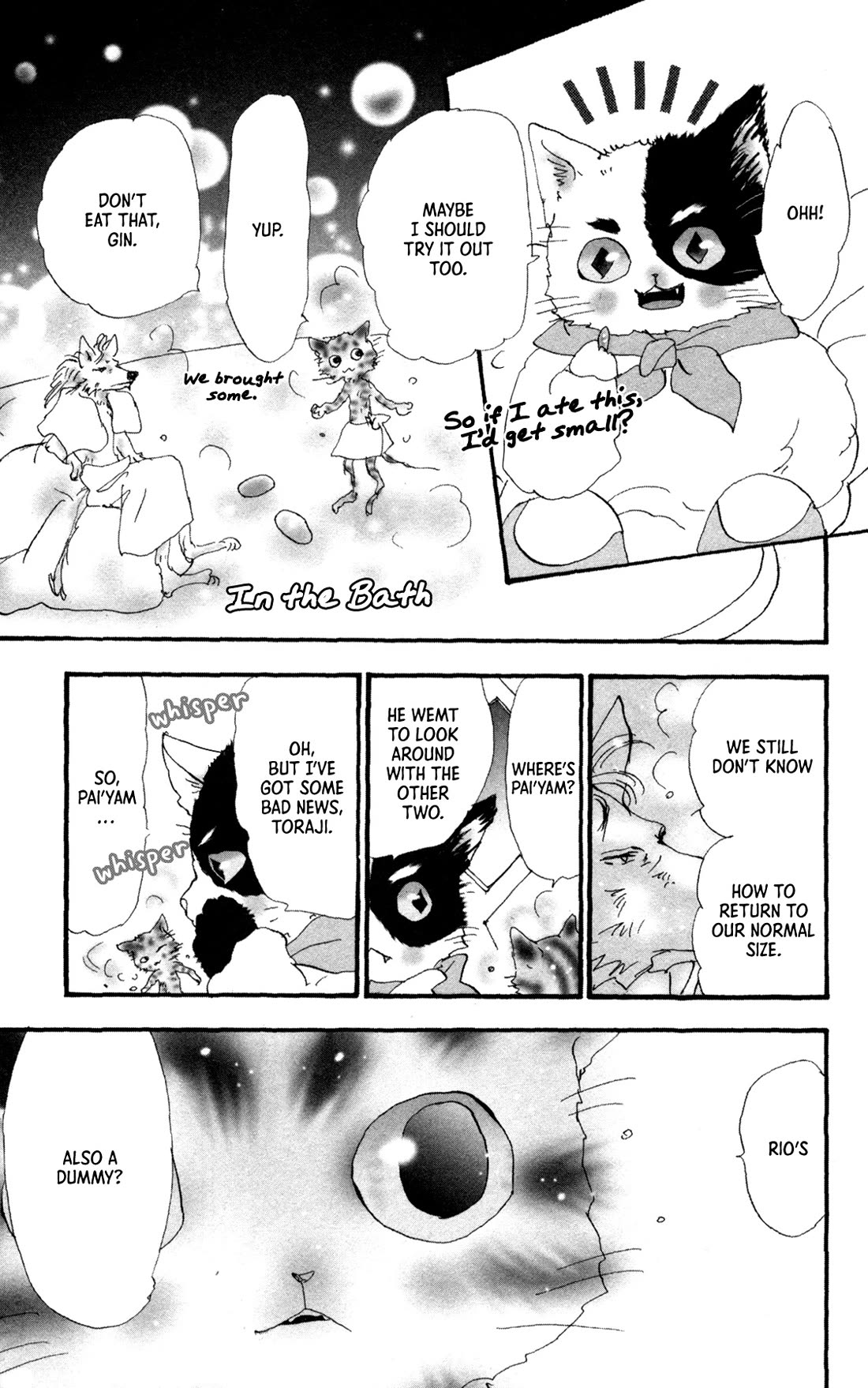 Neko Mix Genkitan Toraji Chapter 40 page 25 - Chapter 40: The Keyholes, Water, and Rio's Heart