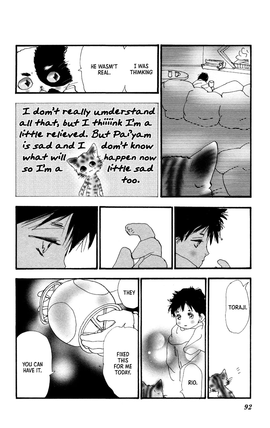 Neko Mix Genkitan Toraji Chapter 40 page 26 - Chapter 40: The Keyholes, Water, and Rio's Heart