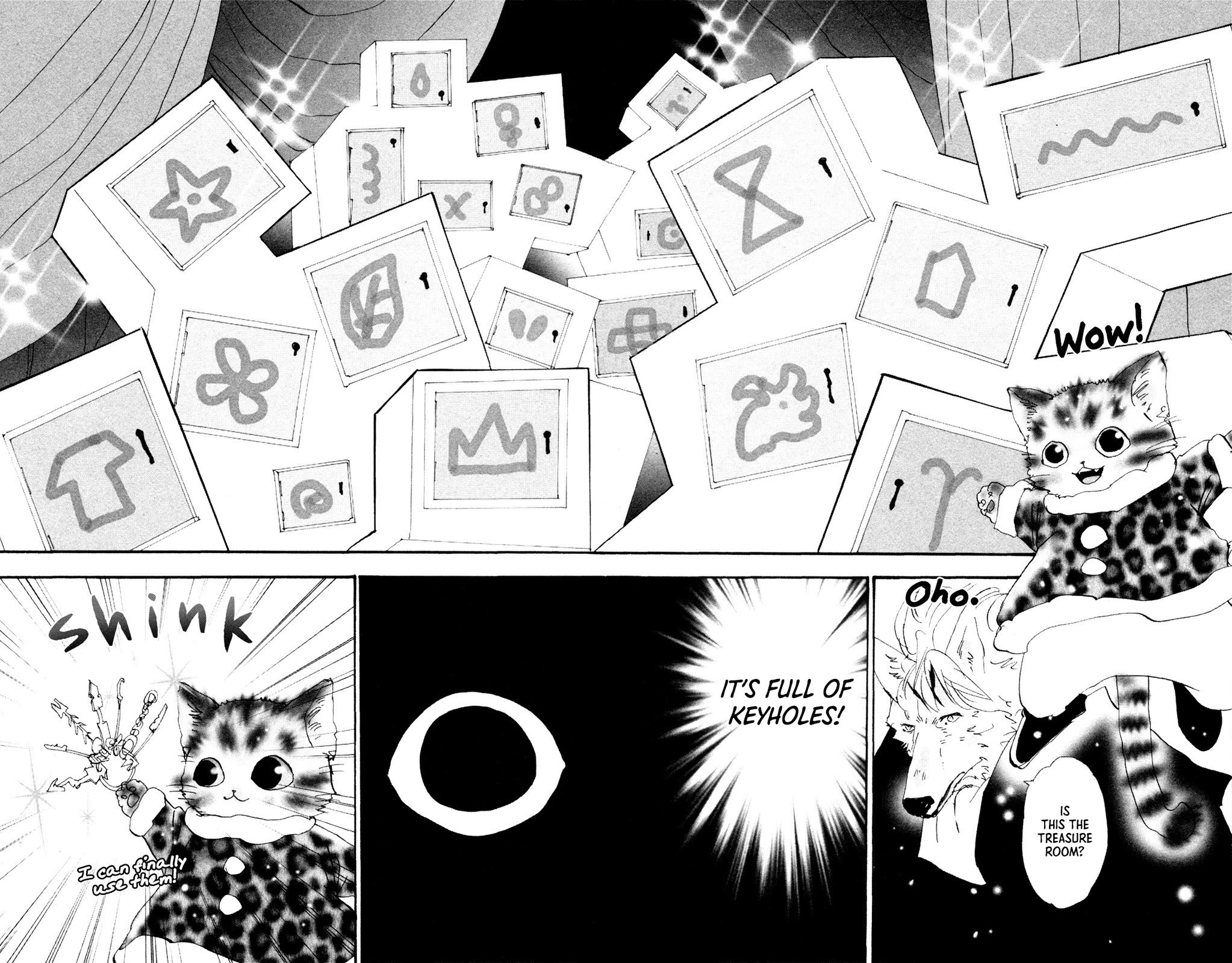 Neko Mix Genkitan Toraji Chapter 40 page 9 - Chapter 40: The Keyholes, Water, and Rio's Heart