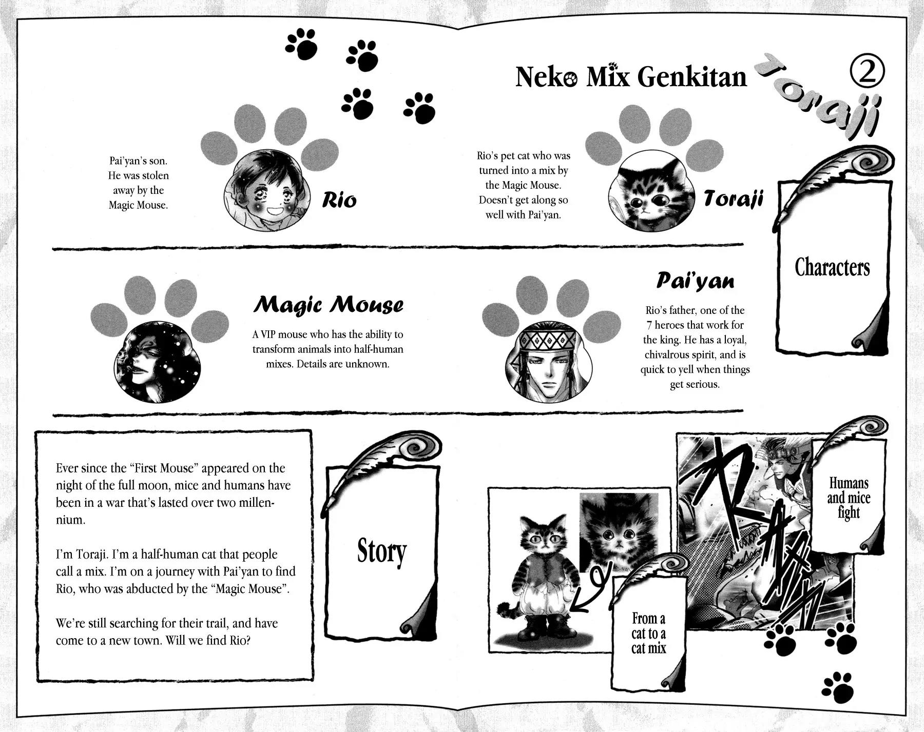 Neko Mix Genkitan Toraji Chapter 6 page 3 - Chapter 6: The Festival, the Mirror, and the Magic Mouse
