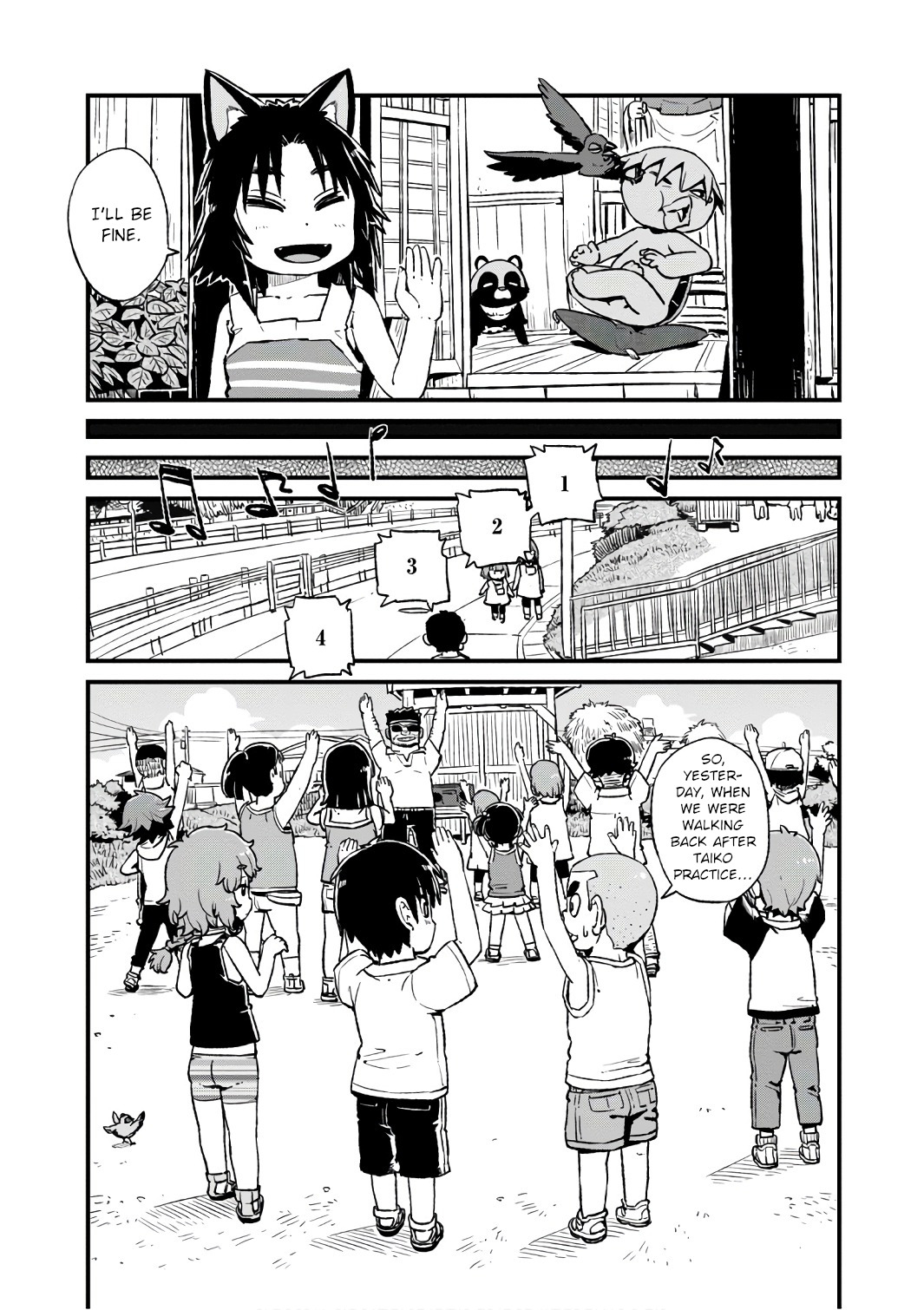 Neko Musume Michikusa Nikki Chapter 100 page 16 - Chapter 100: Passing the Time Patrolling the Night of Obon