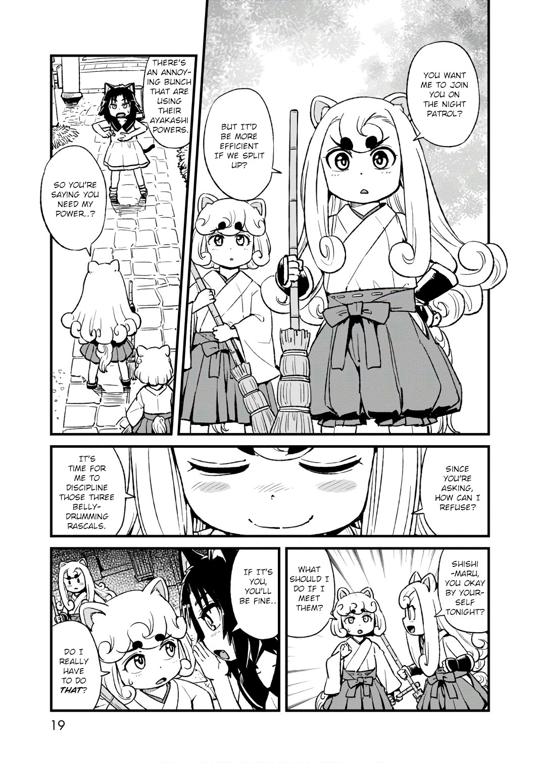 Neko Musume Michikusa Nikki Chapter 100 page 20 - Chapter 100: Passing the Time Patrolling the Night of Obon