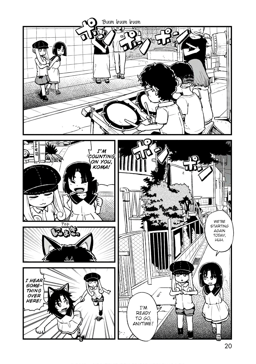 Neko Musume Michikusa Nikki Chapter 100 page 21 - Chapter 100: Passing the Time Patrolling the Night of Obon