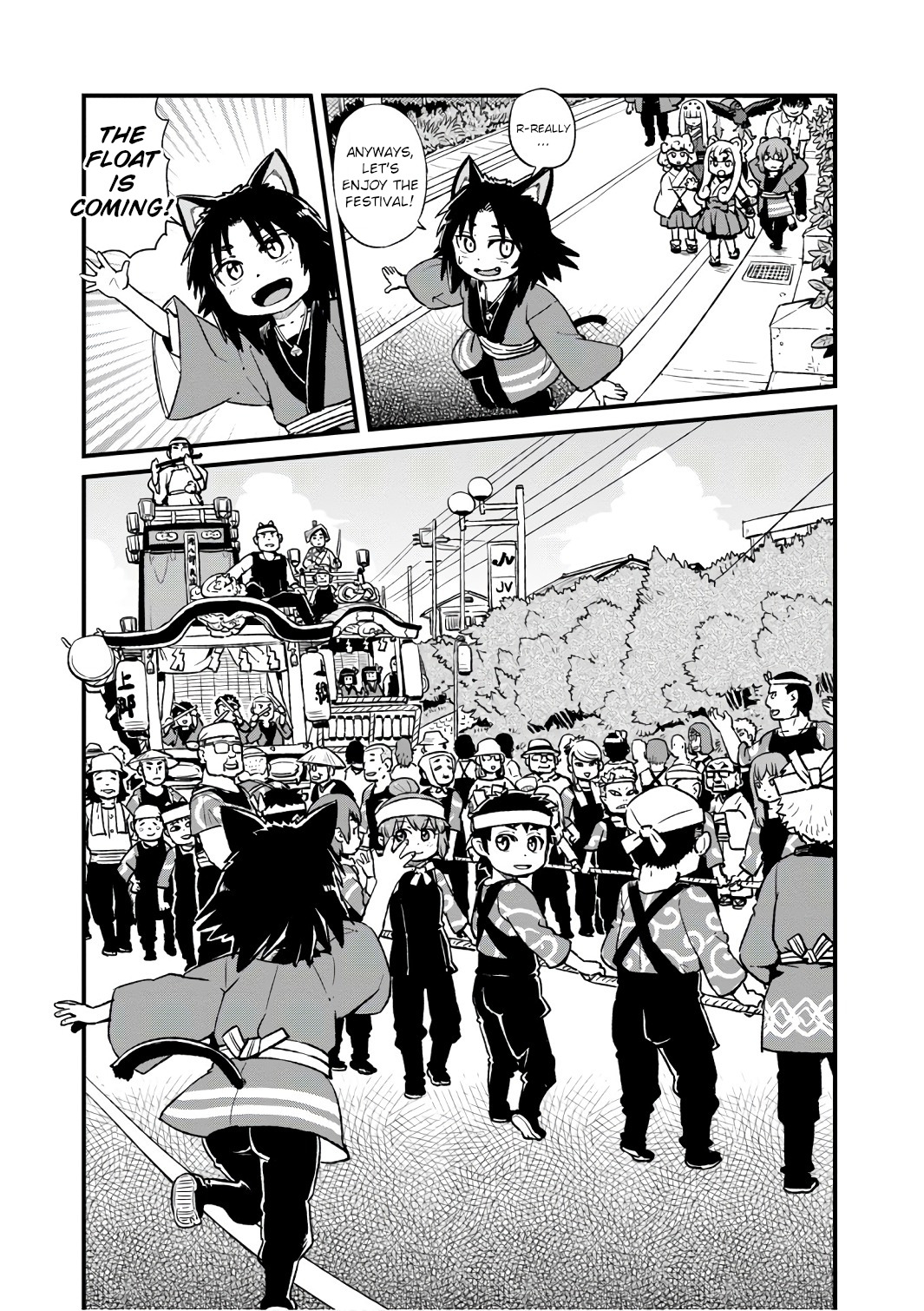 Neko Musume Michikusa Nikki Chapter 100 page 29 - Chapter 100: Passing the Time Patrolling the Night of Obon