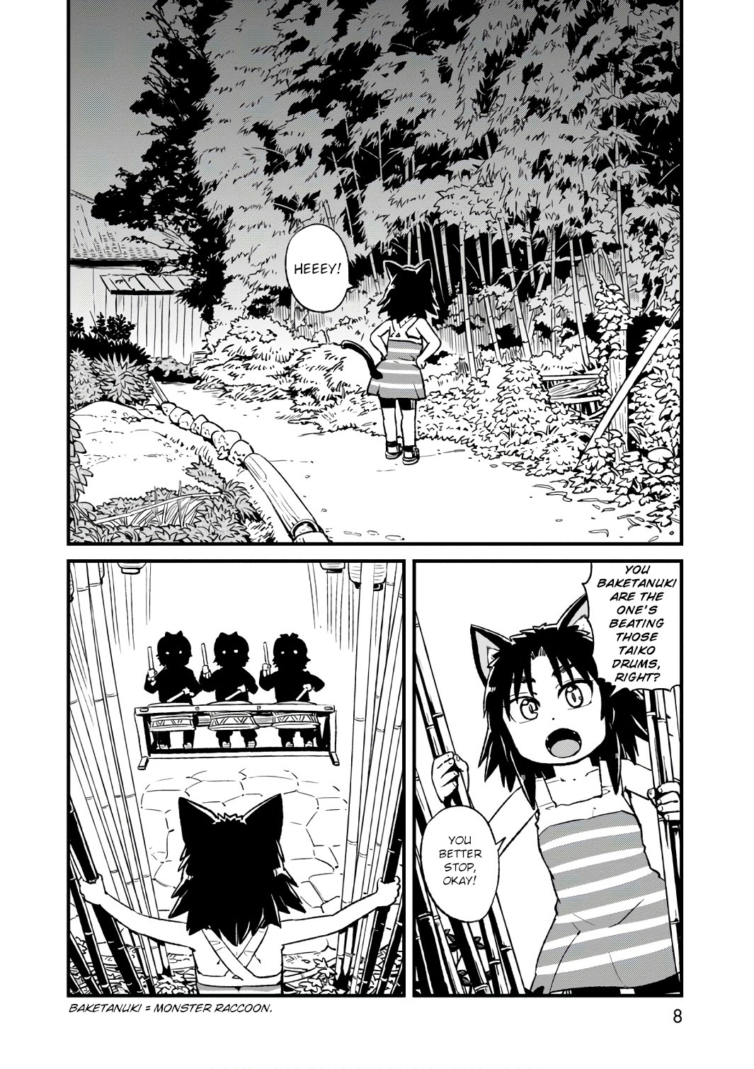 Neko Musume Michikusa Nikki Chapter 100 page 9 - Chapter 100: Passing the Time Patrolling the Night of Obon