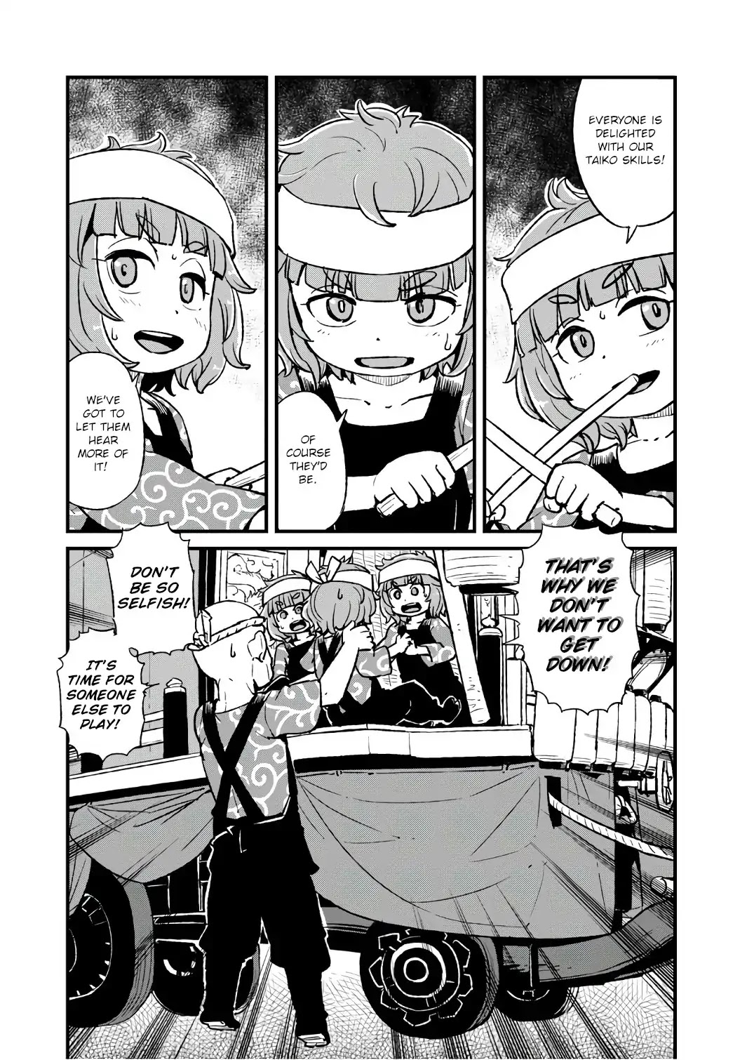 Neko Musume Michikusa Nikki Chapter 101 page 12 - Chapter 101: Passing the Time on Kantou's Abaredashi