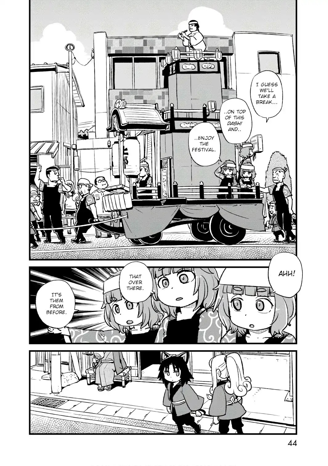Neko Musume Michikusa Nikki Chapter 101 page 14 - Chapter 101: Passing the Time on Kantou's Abaredashi