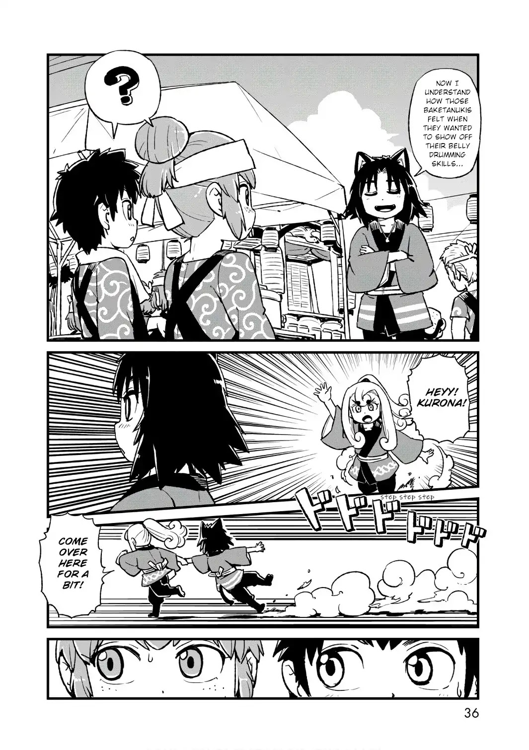 Neko Musume Michikusa Nikki Chapter 101 page 6 - Chapter 101: Passing the Time on Kantou's Abaredashi