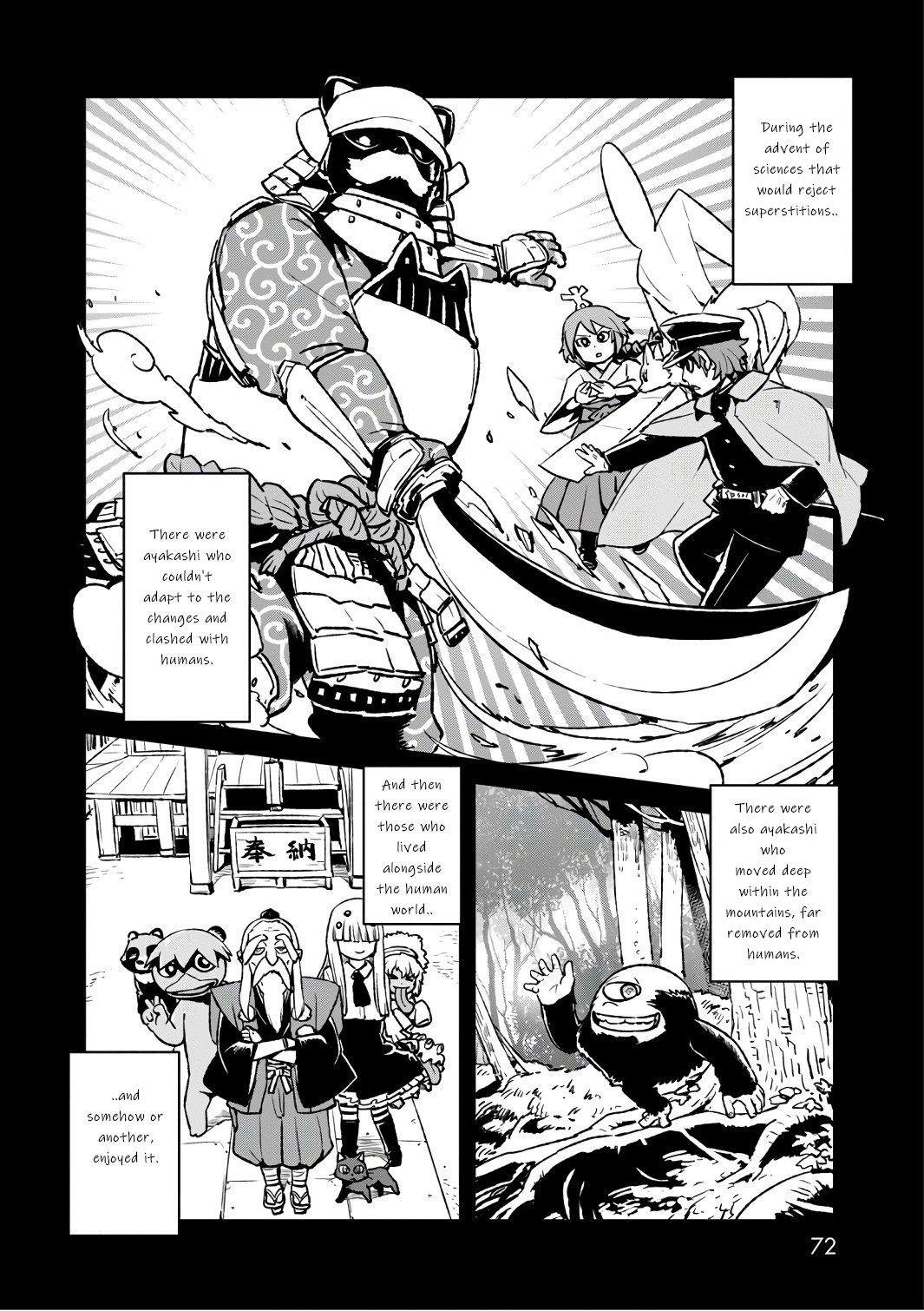 Neko Musume Michikusa Nikki Chapter 102 page 16 - Chapter 102: Passing the Time Strolling Around the Dashi Festival with Crow and Mouse