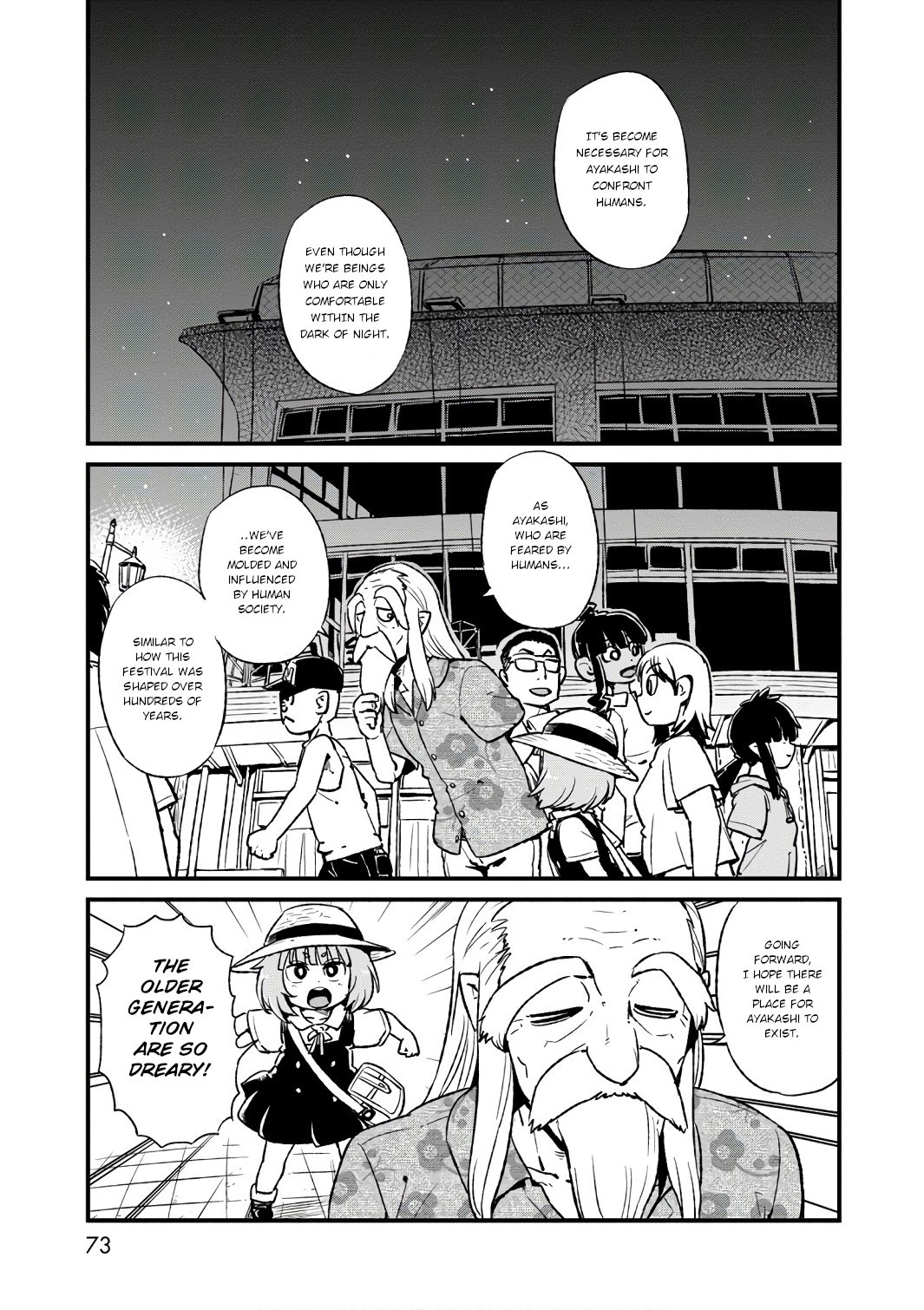 Neko Musume Michikusa Nikki Chapter 102 page 17 - Chapter 102: Passing the Time Strolling Around the Dashi Festival with Crow and Mouse