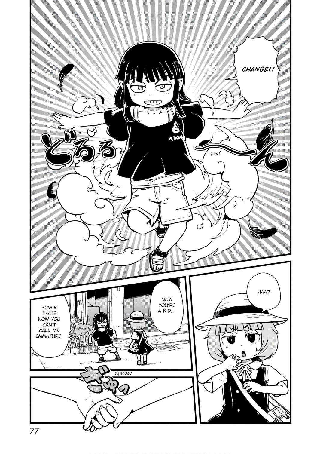 Neko Musume Michikusa Nikki Chapter 102 page 21 - Chapter 102: Passing the Time Strolling Around the Dashi Festival with Crow and Mouse