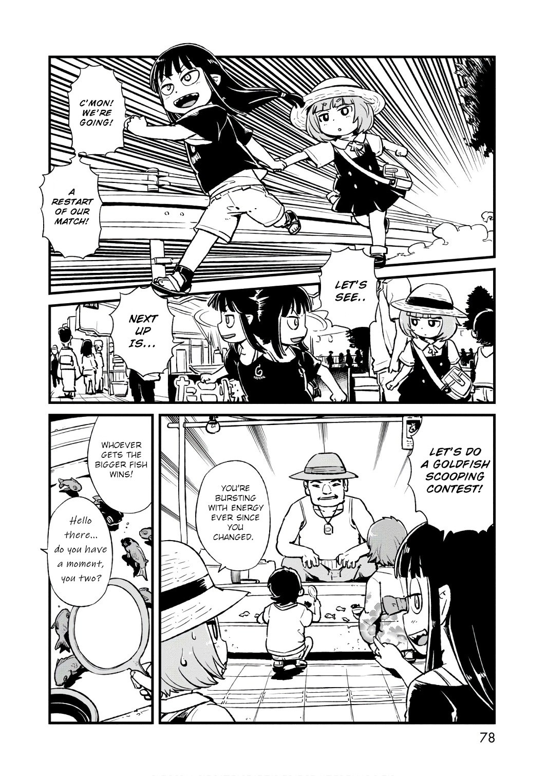 Neko Musume Michikusa Nikki Chapter 102 page 22 - Chapter 102: Passing the Time Strolling Around the Dashi Festival with Crow and Mouse