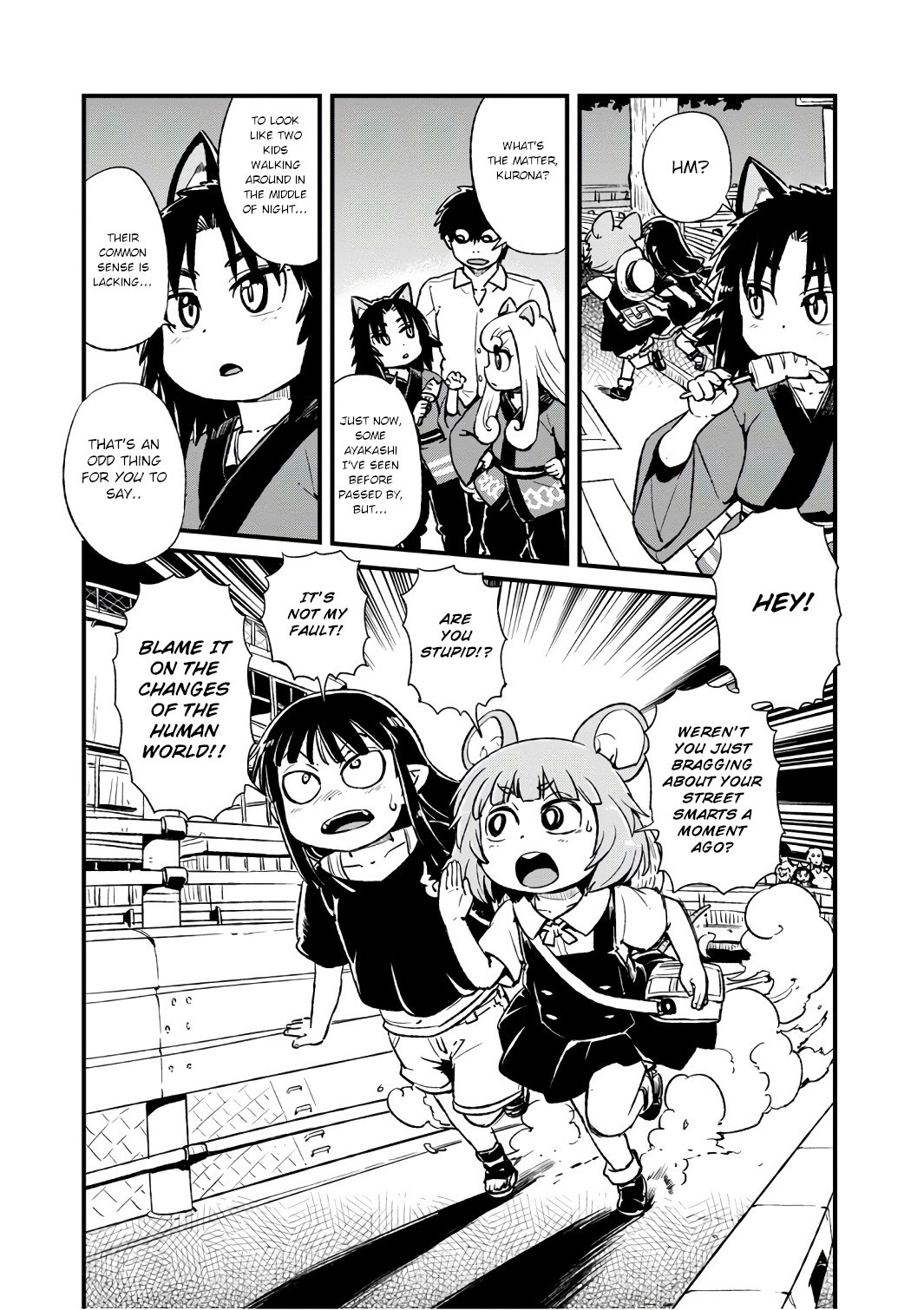 Neko Musume Michikusa Nikki Chapter 102 page 24 - Chapter 102: Passing the Time Strolling Around the Dashi Festival with Crow and Mouse