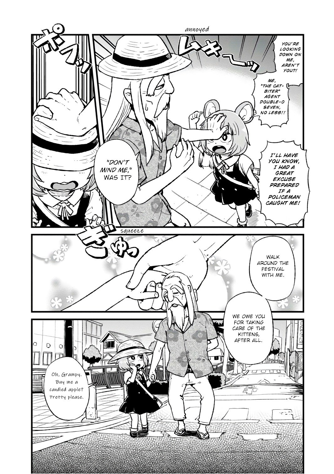Neko Musume Michikusa Nikki Chapter 102 page 5 - Chapter 102: Passing the Time Strolling Around the Dashi Festival with Crow and Mouse