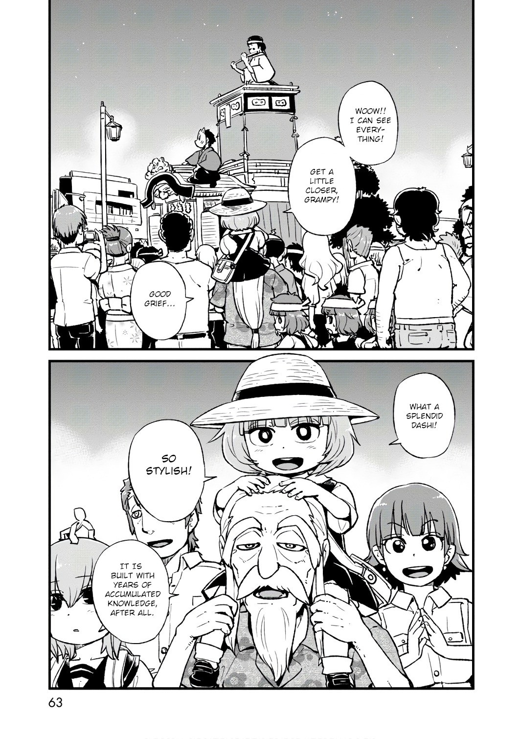 Neko Musume Michikusa Nikki Chapter 102 page 7 - Chapter 102: Passing the Time Strolling Around the Dashi Festival with Crow and Mouse