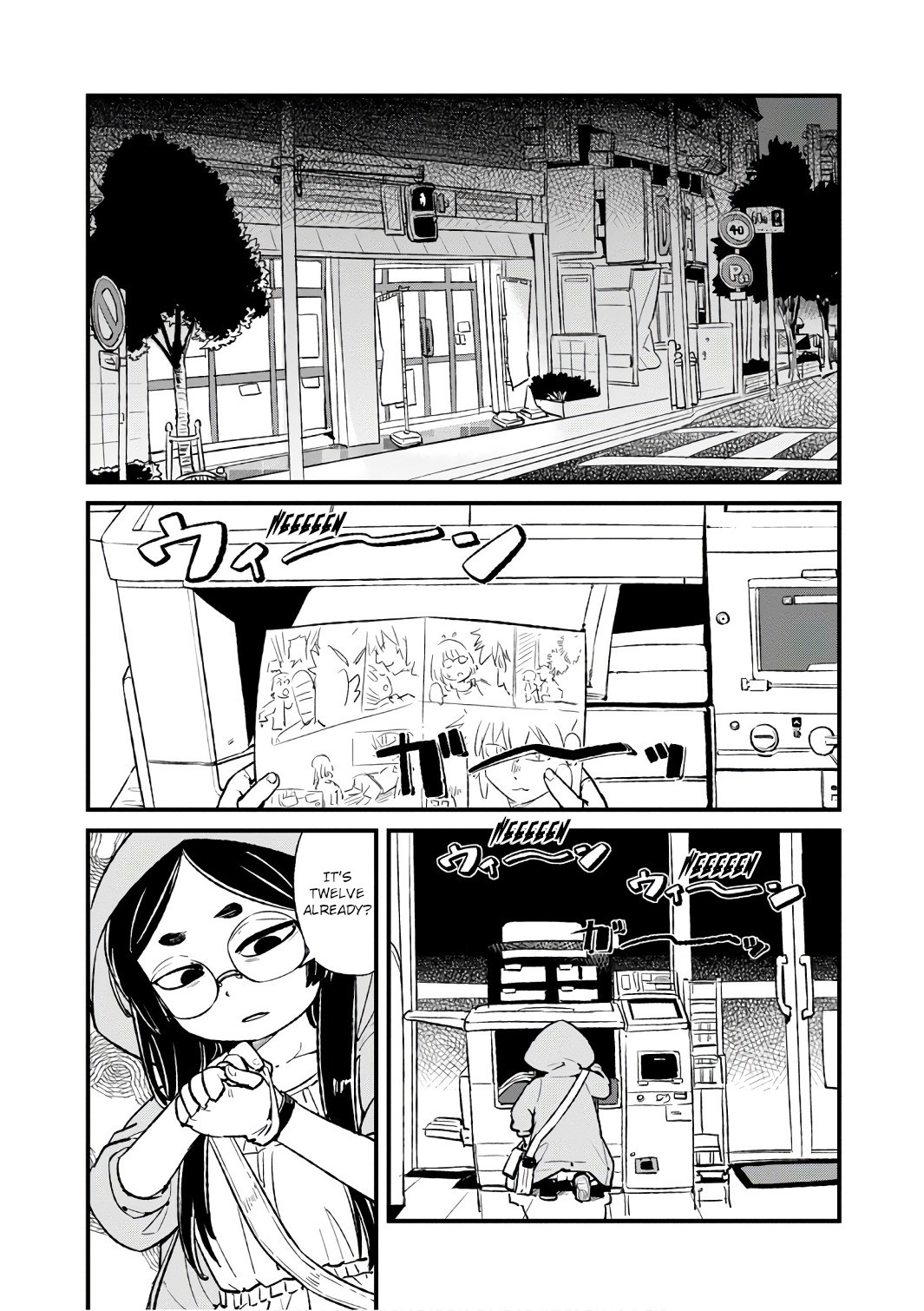 Neko Musume Michikusa Nikki Chapter 104 page 1 - Chapter 104: Passing the Time Making Photocopies at the Convenience Store