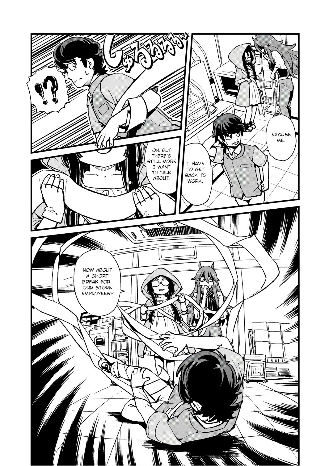 Neko Musume Michikusa Nikki Chapter 104 page 17 - Chapter 104: Passing the Time Making Photocopies at the Convenience Store