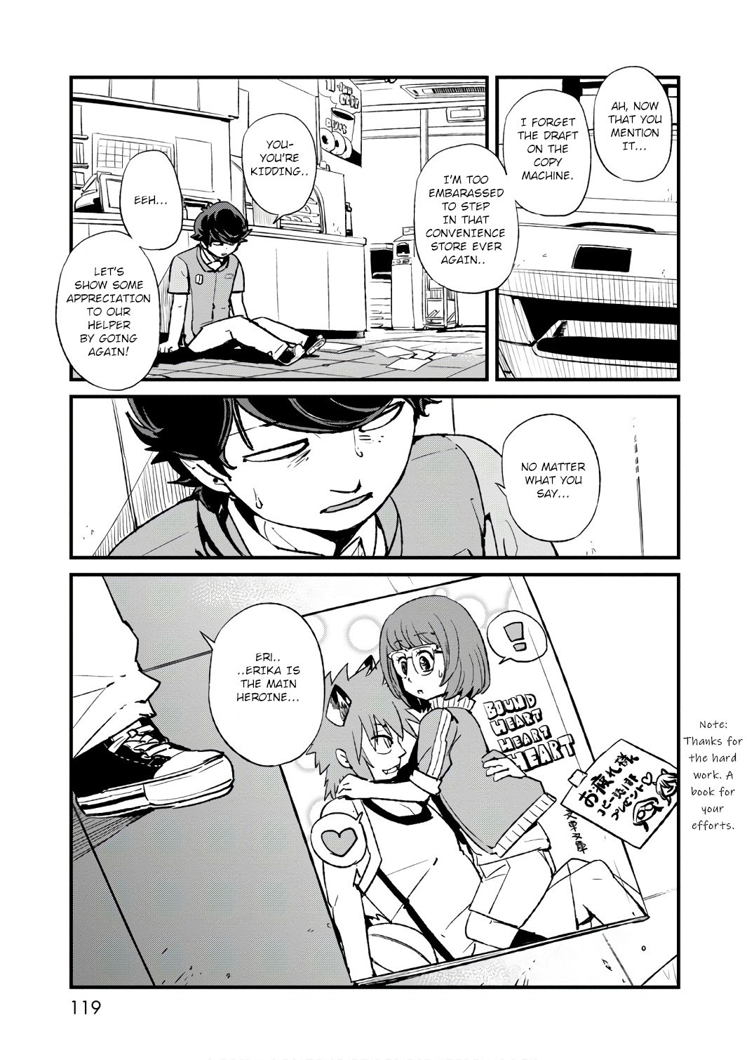 Neko Musume Michikusa Nikki Chapter 104 page 23 - Chapter 104: Passing the Time Making Photocopies at the Convenience Store