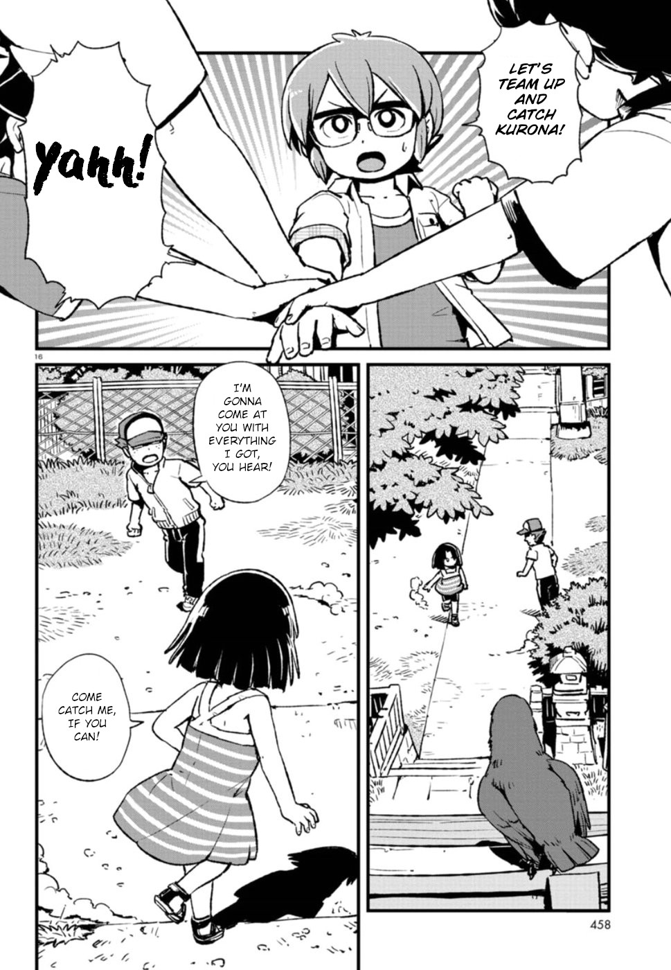 Neko Musume Michikusa Nikki Chapter 107 page 16 - Chapter 107: Passing the Time Playing Tag with a Bakeneko