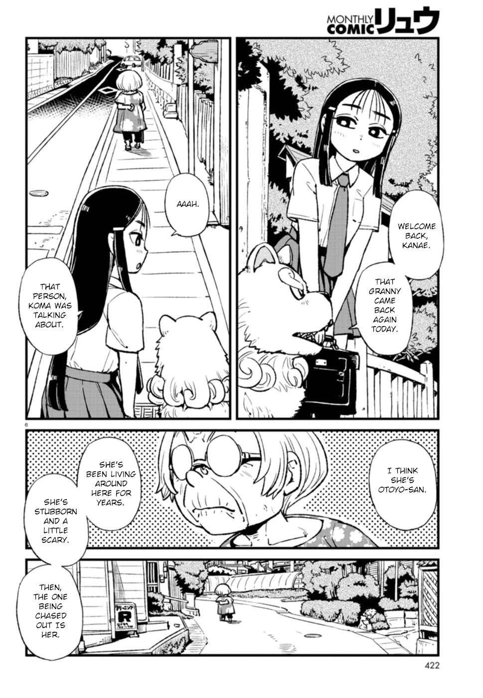 Neko Musume Michikusa Nikki Chapter 108 page 6 - Chapter 108: Passing the Time with Oracle Koma's Words of Encouragement