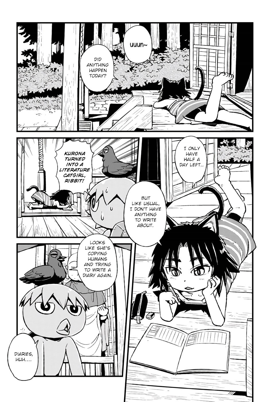 Neko Musume Michikusa Nikki Chapter 109 page 4 - Chapter 109: Passing the Time with a Catgirl's Diary