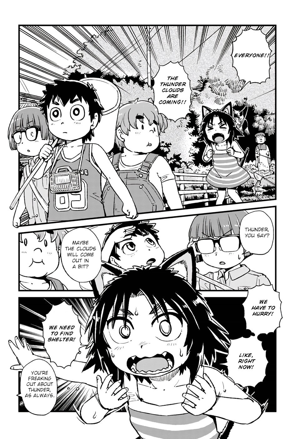 Neko Musume Michikusa Nikki Chapter 110 page 11 - Chapter 110: Passing the Time Taking Shelter from the Evening Rain