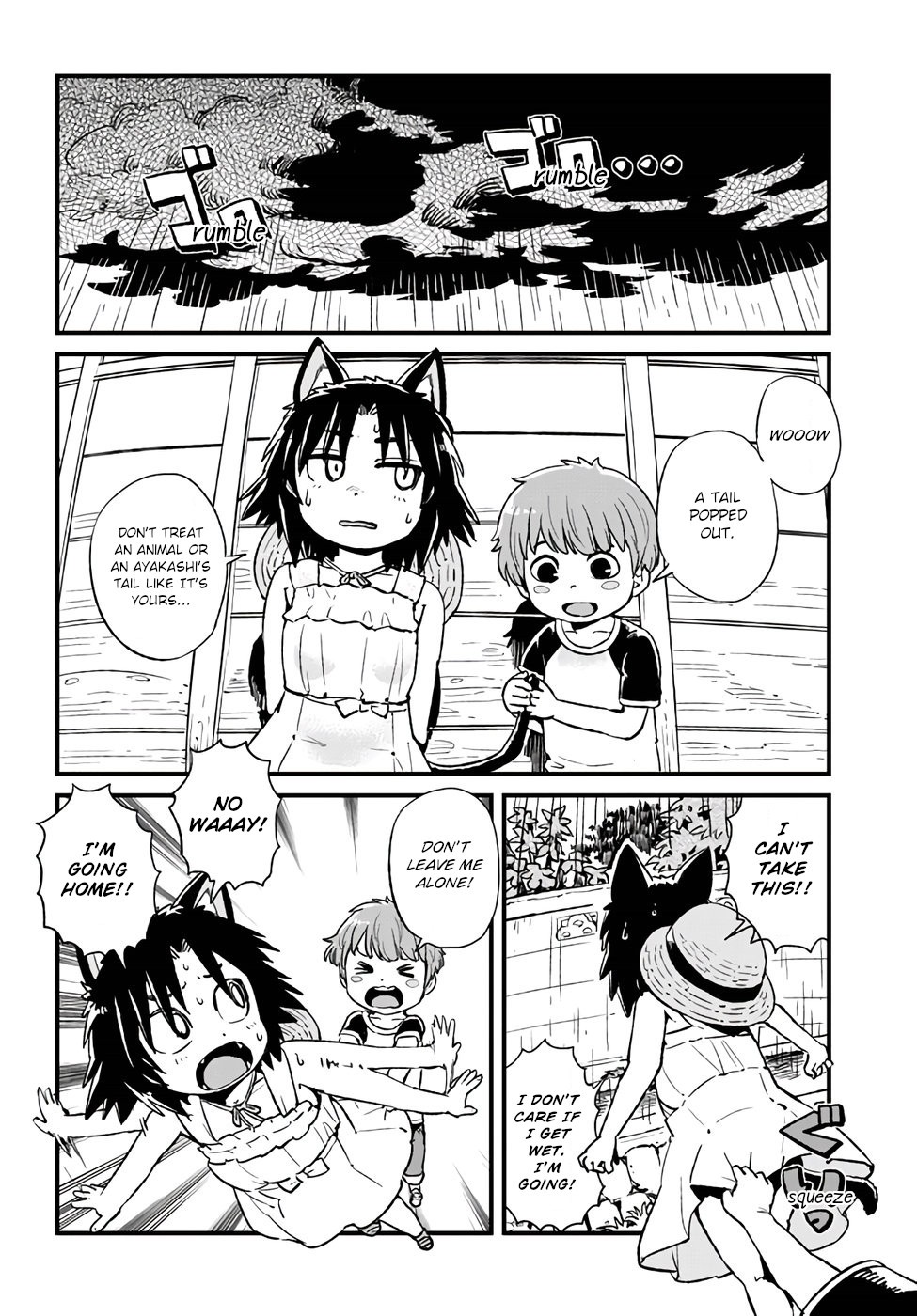 Neko Musume Michikusa Nikki Chapter 110 page 19 - Chapter 110: Passing the Time Taking Shelter from the Evening Rain