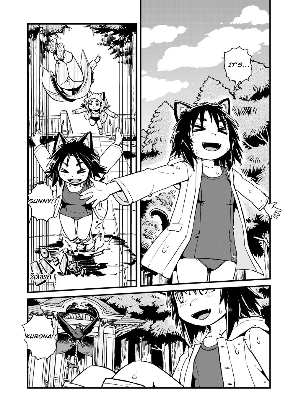 Neko Musume Michikusa Nikki Chapter 110 page 8 - Chapter 110: Passing the Time Taking Shelter from the Evening Rain