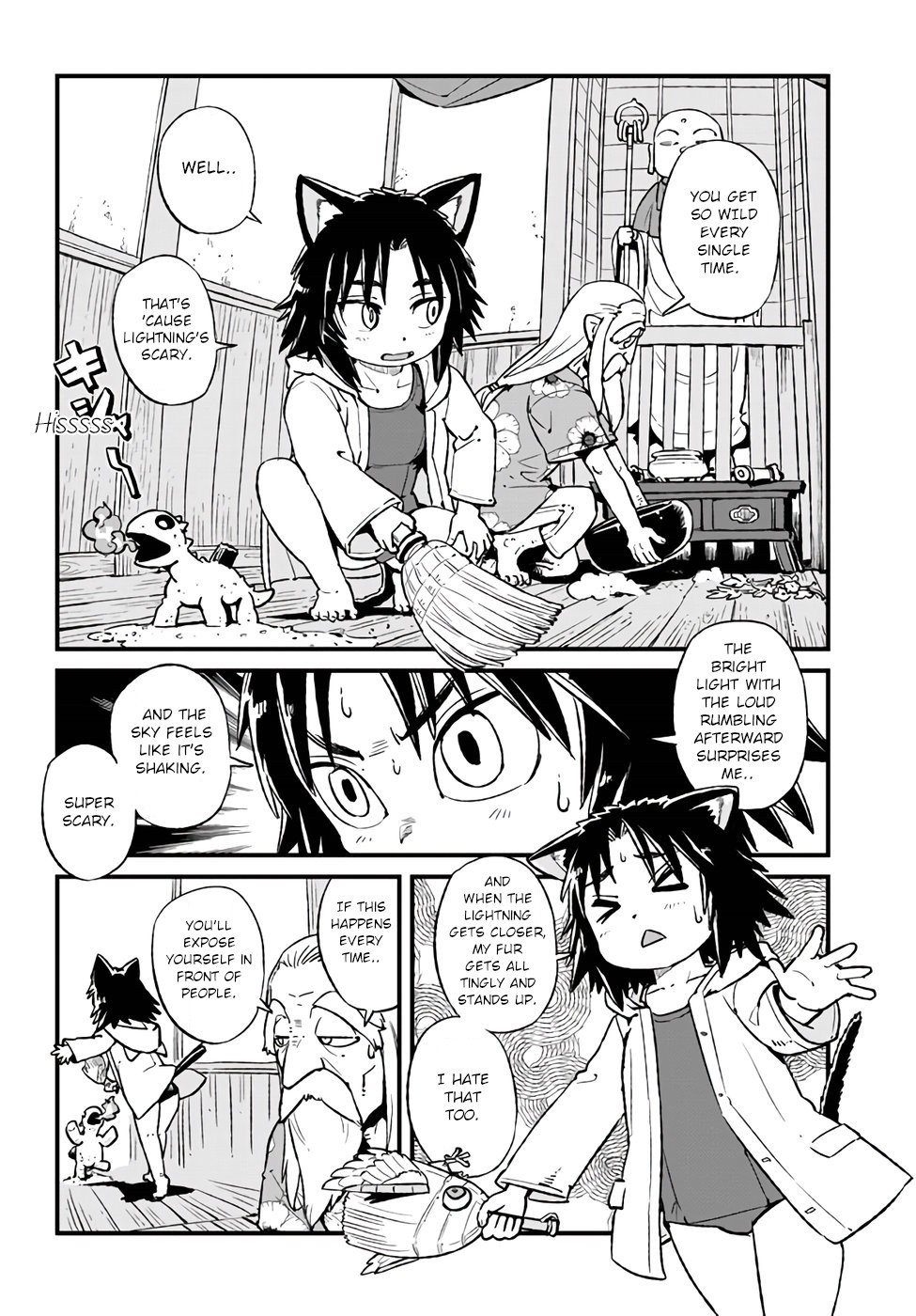 Neko Musume Michikusa Nikki Chapter 110 page 9 - Chapter 110: Passing the Time Taking Shelter from the Evening Rain