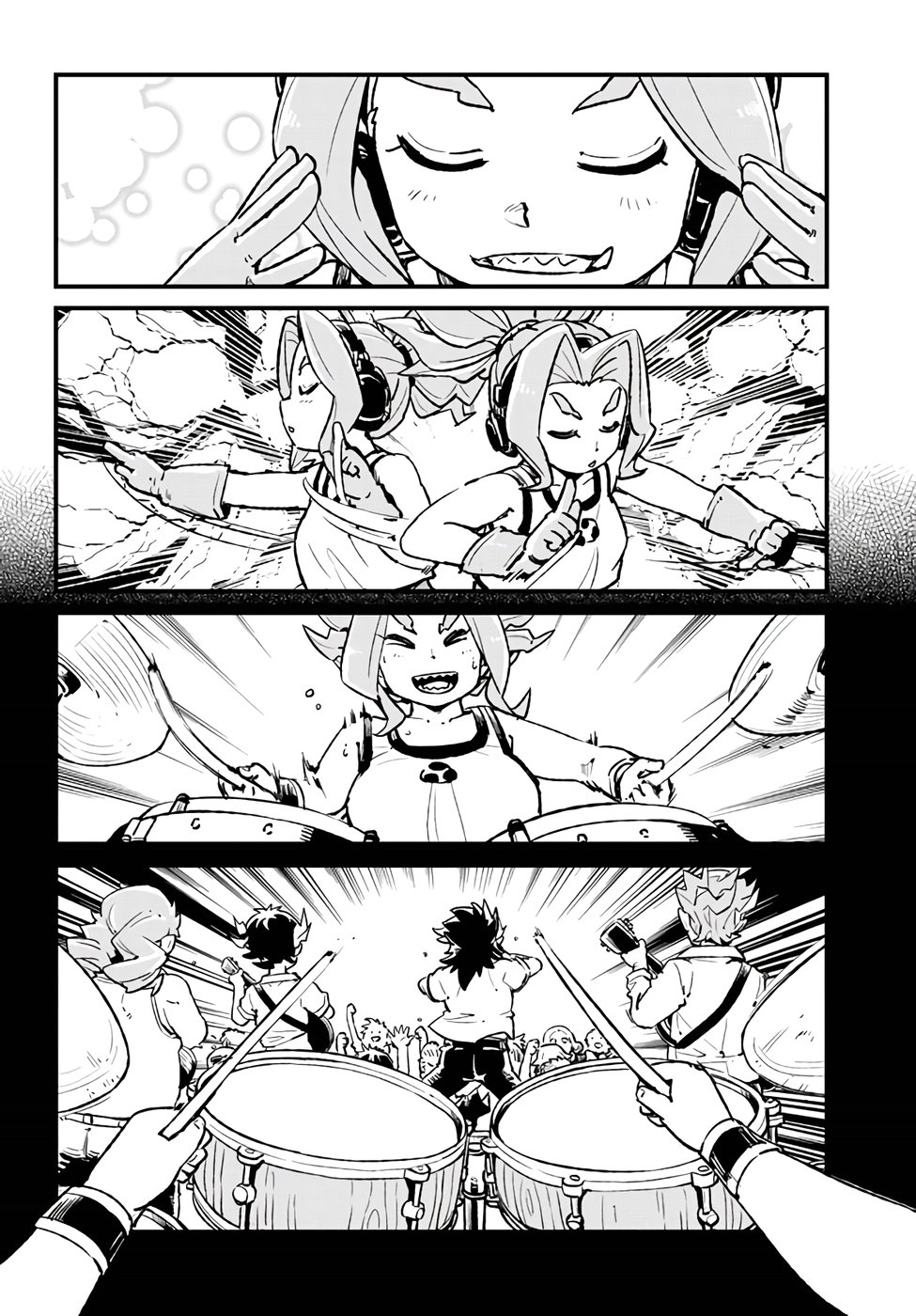 Neko Musume Michikusa Nikki Chapter 111 page 14 - Chapter 111: Passing the Time Charging Up on the Surface with the Thunder God