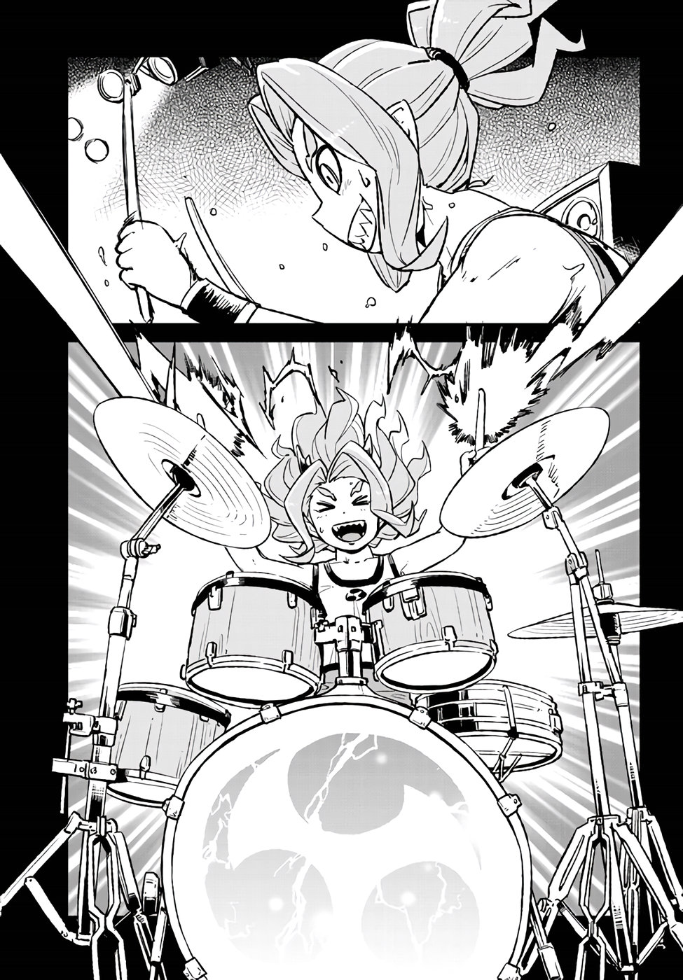 Neko Musume Michikusa Nikki Chapter 111 page 15 - Chapter 111: Passing the Time Charging Up on the Surface with the Thunder God