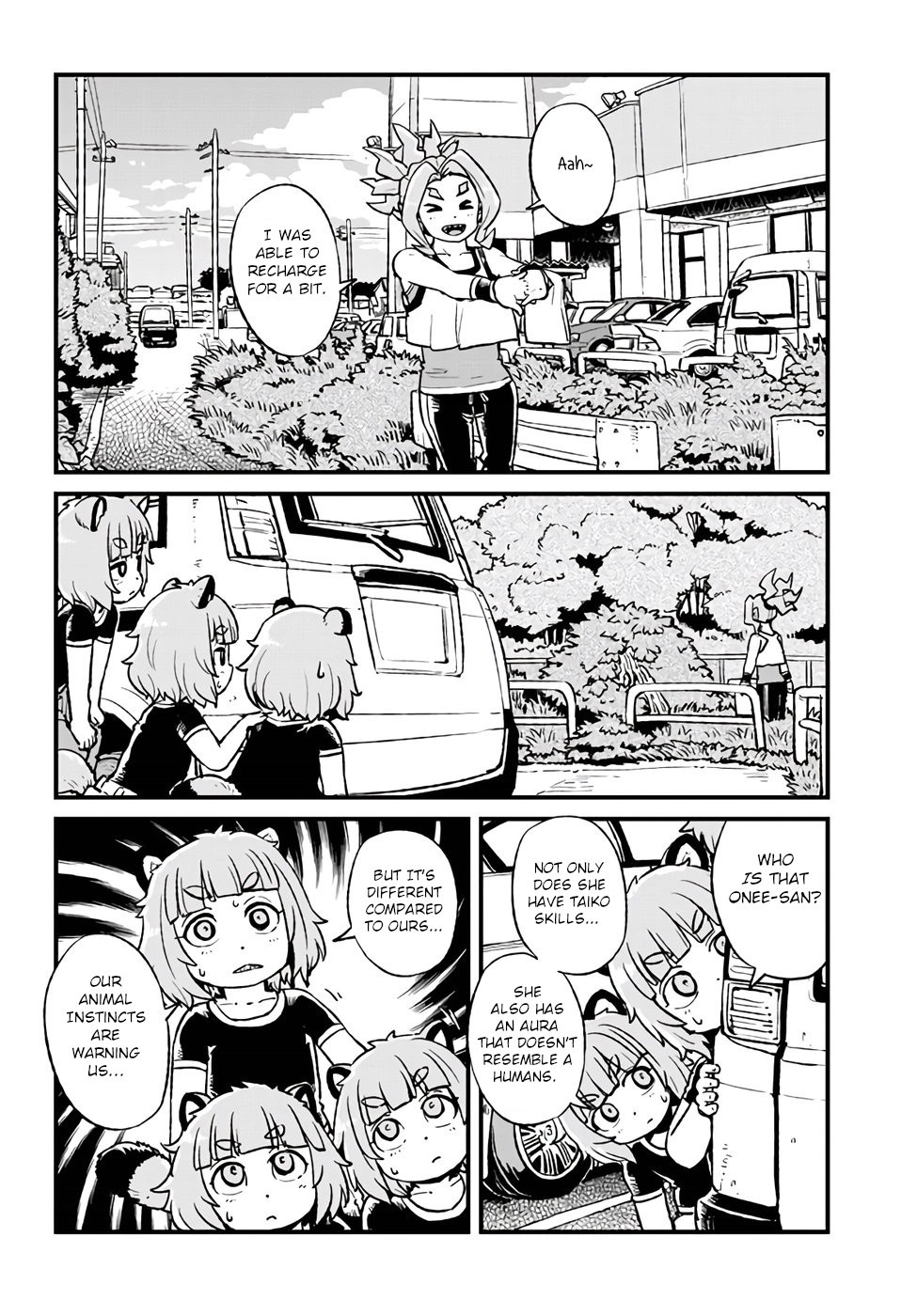 Neko Musume Michikusa Nikki Chapter 111 page 22 - Chapter 111: Passing the Time Charging Up on the Surface with the Thunder God