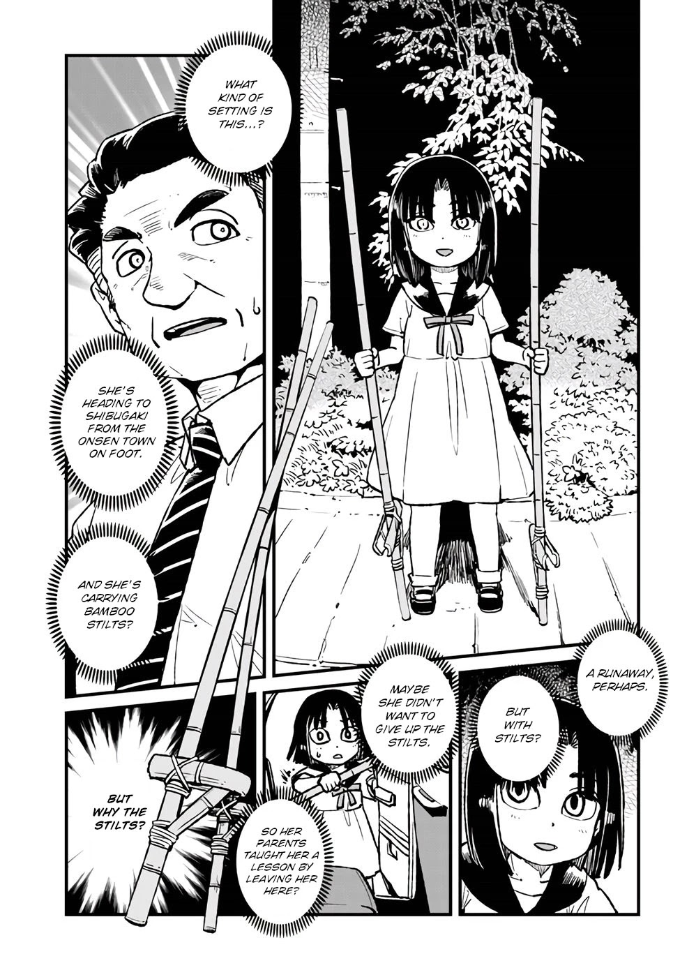 Neko Musume Michikusa Nikki Chapter 112 page 13 - Chapter 112: Passing the Time with Rumored Midnight Taxi Stories