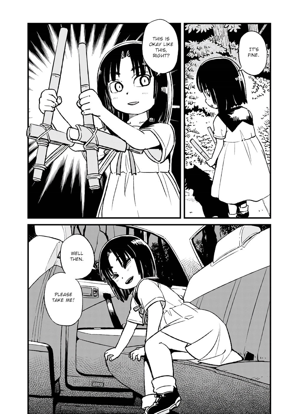 Neko Musume Michikusa Nikki Chapter 112 page 15 - Chapter 112: Passing the Time with Rumored Midnight Taxi Stories
