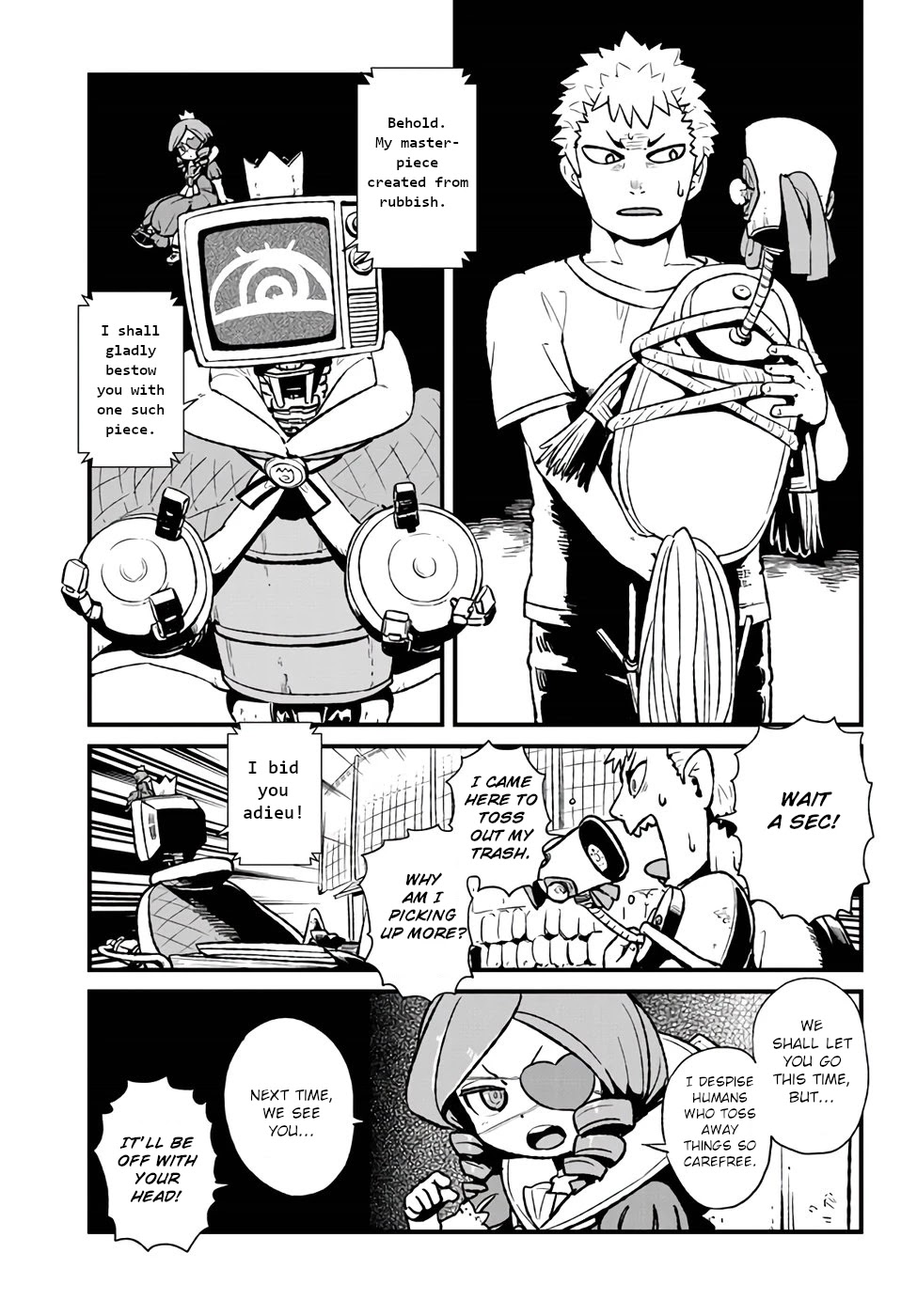 Neko Musume Michikusa Nikki Chapter 113 page 7 - Chapter 113: Passing the Time Throwing Trash Away at Midnight